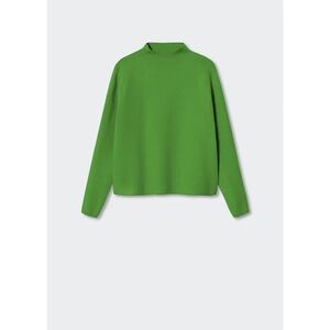 NWT Mango Women’s Green Chimney Mock Neck Sweater
